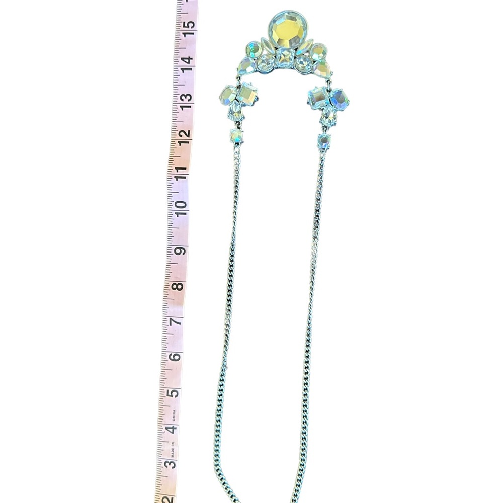 Loft Rhinestone Statement Necklace - Picture 10 of 14